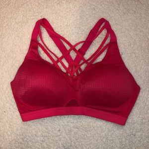 Red Strap PINK VictoriaSecret Sports Bra